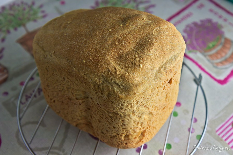 Рецепт цельнозернового хлеба на закваске в духовке