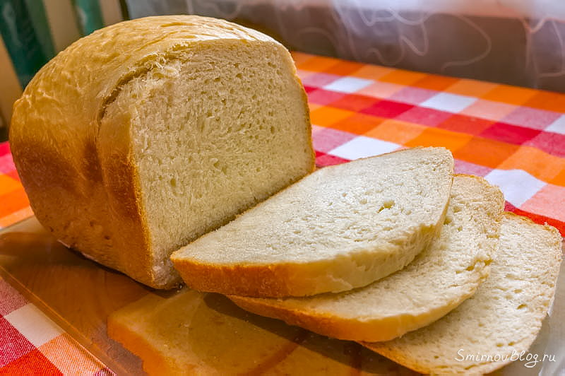 Тостовый хлеб в хлебопечке. Рецепт