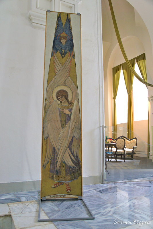 Эскиз с изображением Серафима к мозаичному панно «О тебе радуется, Благодатная»