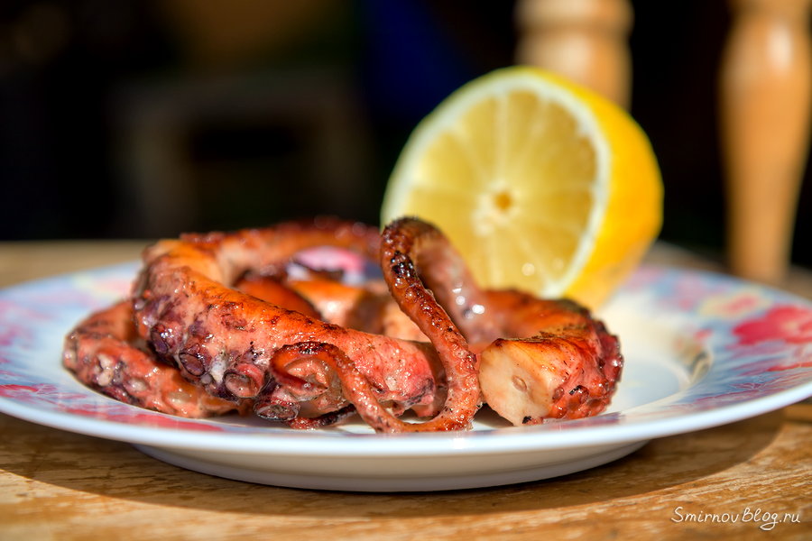 Мягкий и сочный жареный осьминог. Рецепт Мягкий и сочный жареный осьминог. Рецепт