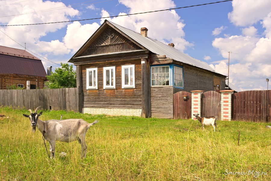Настоящая русская деревня Бабино, Владимирская область Деревня Бабино недалеко от Гусь-Хрустального