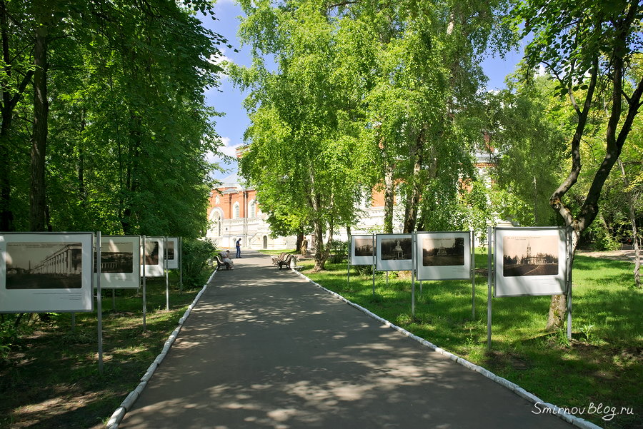 Аллея перед Георгиевским собором в городе Гусь-Хрустальный Аллея перед Георгиевским собором в городе Гусь-Хрустальный, Владимирская область