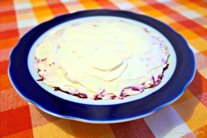 Иваси под шубой. Рецепт Иваси под шубой в тарелке