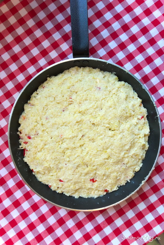 Готовим картофельный пирог жаренный на сковороде