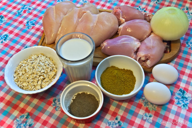 Ингредиенты для приготовления вкусных домашних котлет