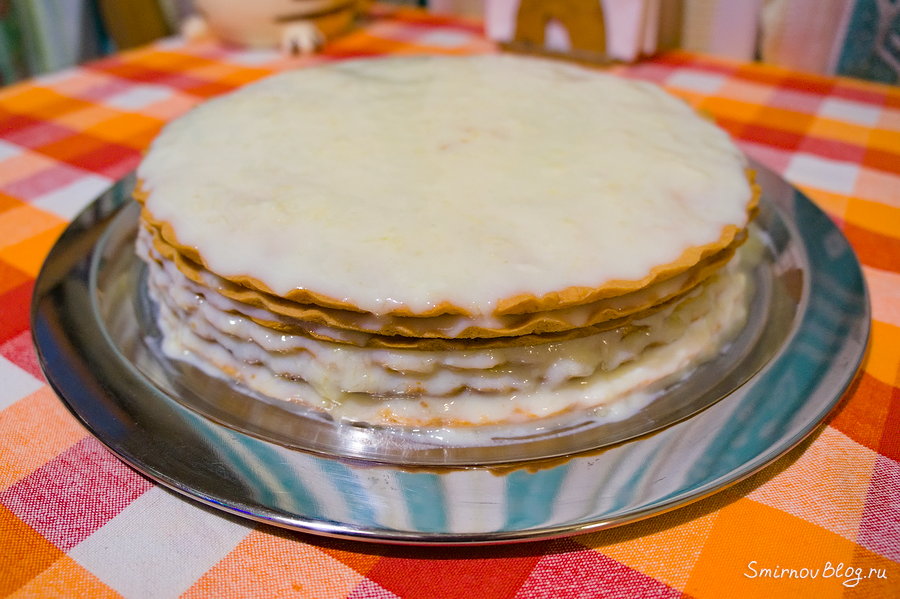 Торт «Лимонник» из песочного теста