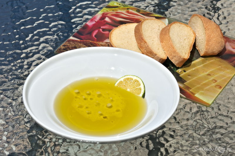 Оливковое масло с лимоном