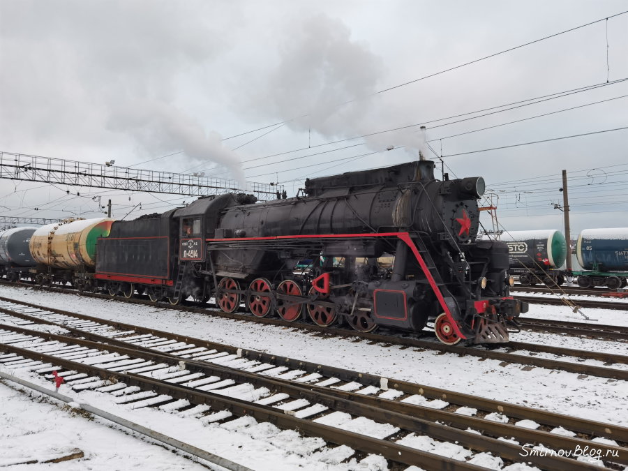 Паровоз Л (Паровоз Победа, Л-4514) на станции Новоиерусалимская (Рижское направление) Паровоз Л (Паровоз Победа, Л-4514) на станции Новоиерусалимская