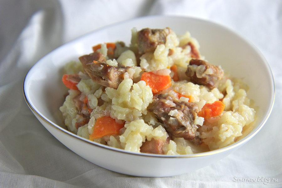 Плов из индейки