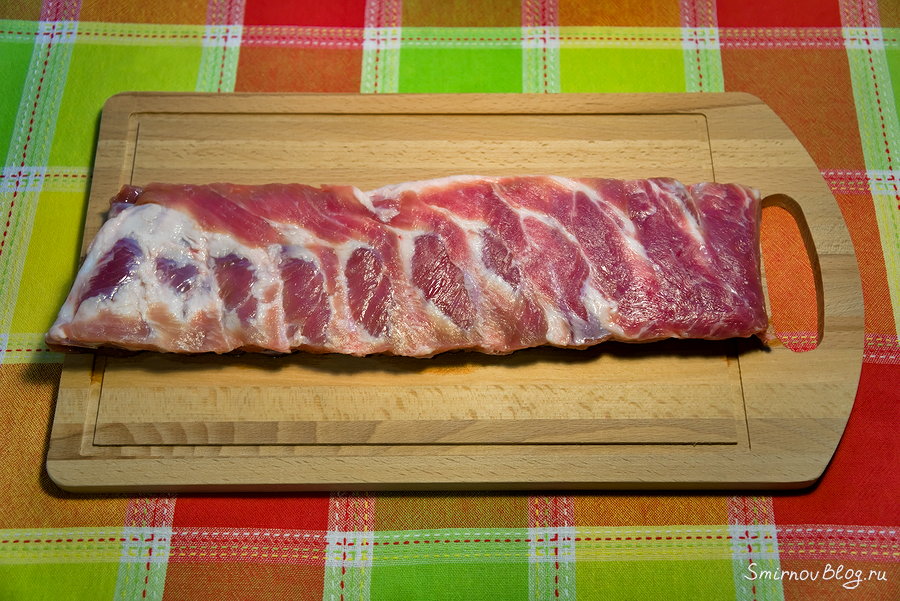 Свиные ребра на шашлык