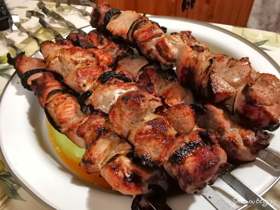 Свиная вырезка для шашлыка. 