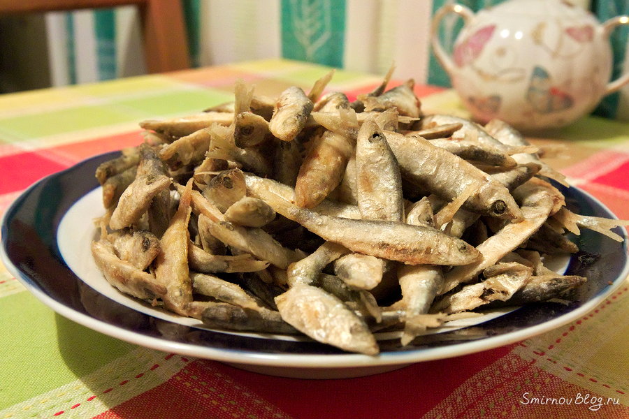 Тюлька жаренная на сковороде Тюлька жаренная на сковороде