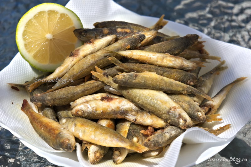 Жареная хамса