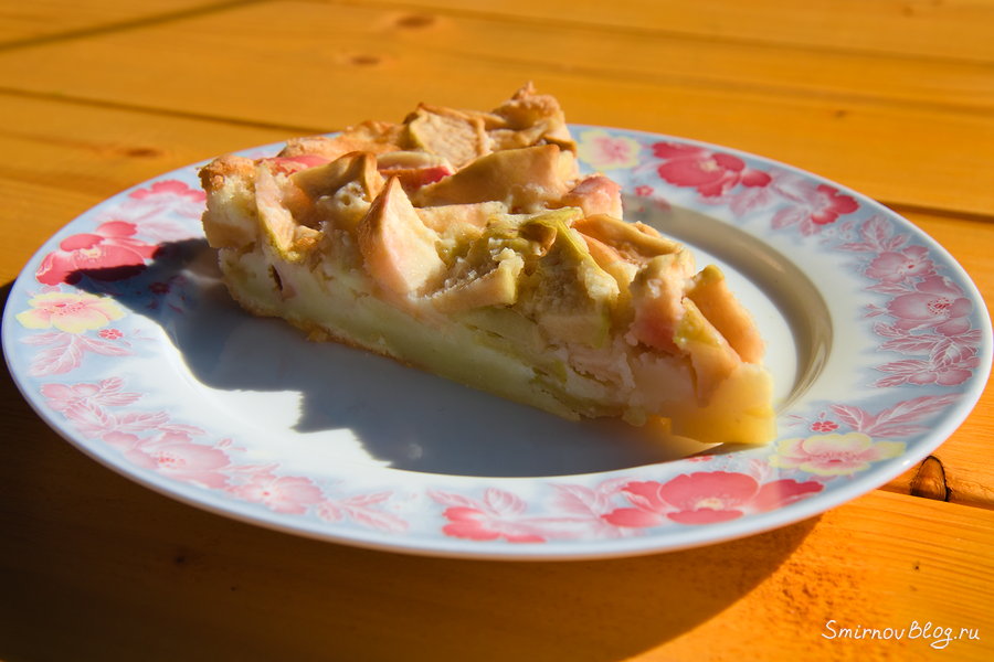 Рецепт вкусной яблочной шарлотки