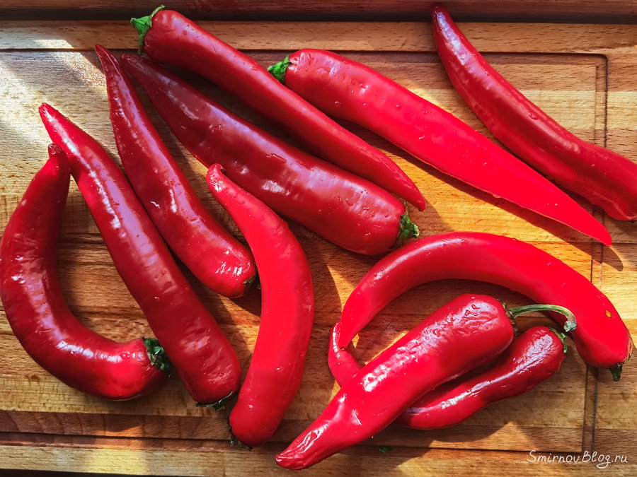 Закуска из баклажанов «Огонёк» Острый красный перец для маринада баклажанов Огонёк