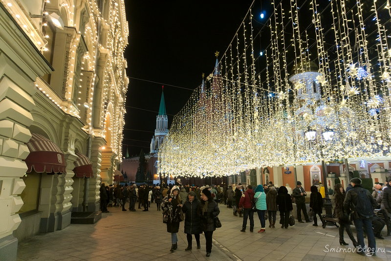 Никольская улица |Новогодняя Москва 2018