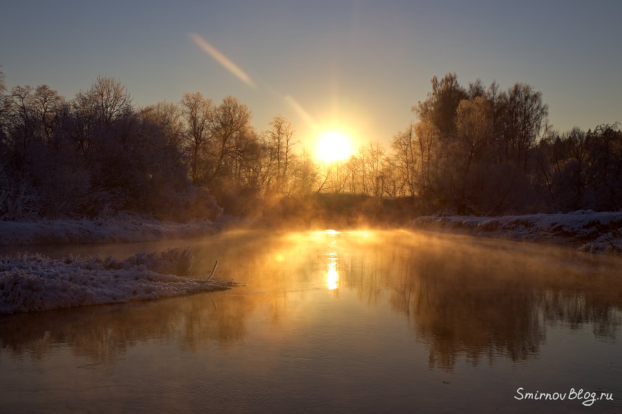 Закаты и рассветы на Истре