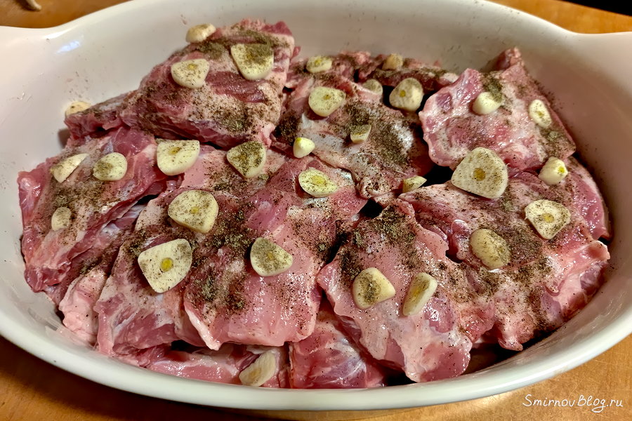 Свиные рёбра для запекания в духовке