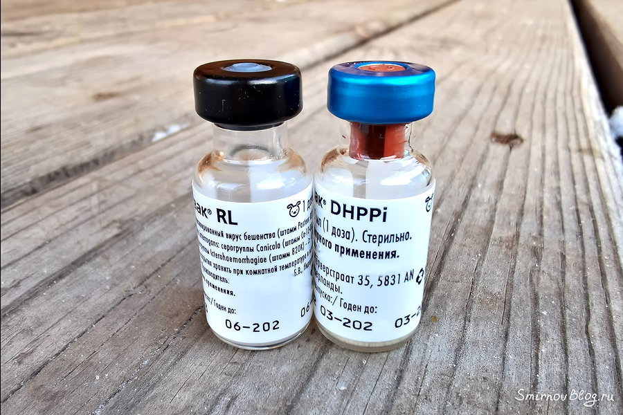 Комплексная вакцина от бешенства и других инфекционных заболеваний для собак